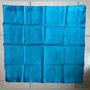 Trevira by Ben Goodman Blue Square Made Italy Polyester Scarf Vtg